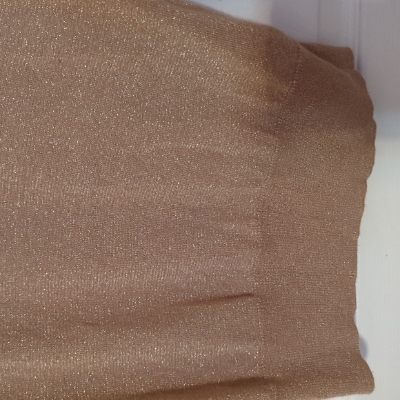 MICHAEL KORS * GOLD SHIMMER SS COWL NECK MEDIUM - Picture 6 of 9